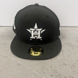 New Era Houston Astros 2017 World Series 59FIFTY Fitted Hat Black Size 7 1/8